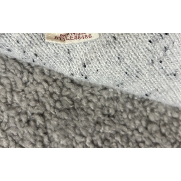 Hem & Thread Women's Sm Pullover Sweater Cowl Wool blend Color Block Cable Knit - Picture 7 of 10